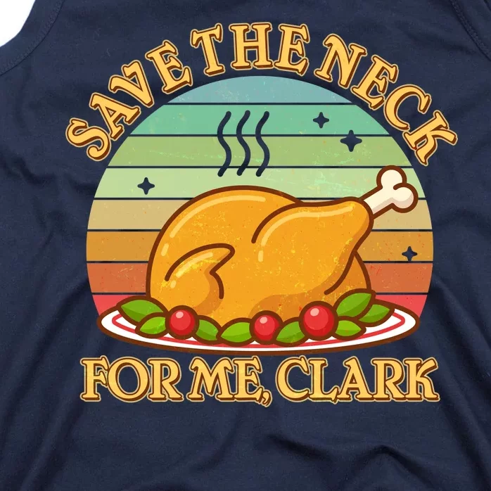 Vintage Save the Neck For Me Clark Christmas Tank Top