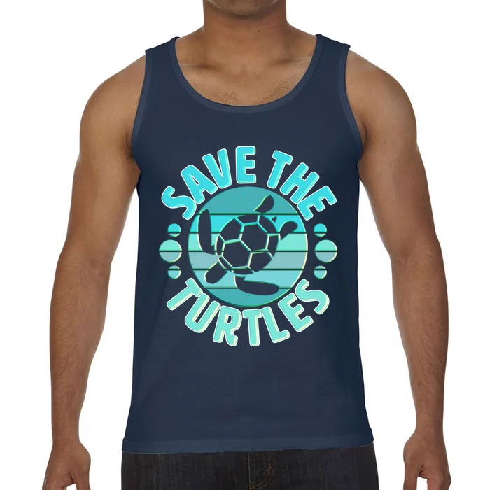 Vintage Save The Turtles Comfort Colors® Tank Top