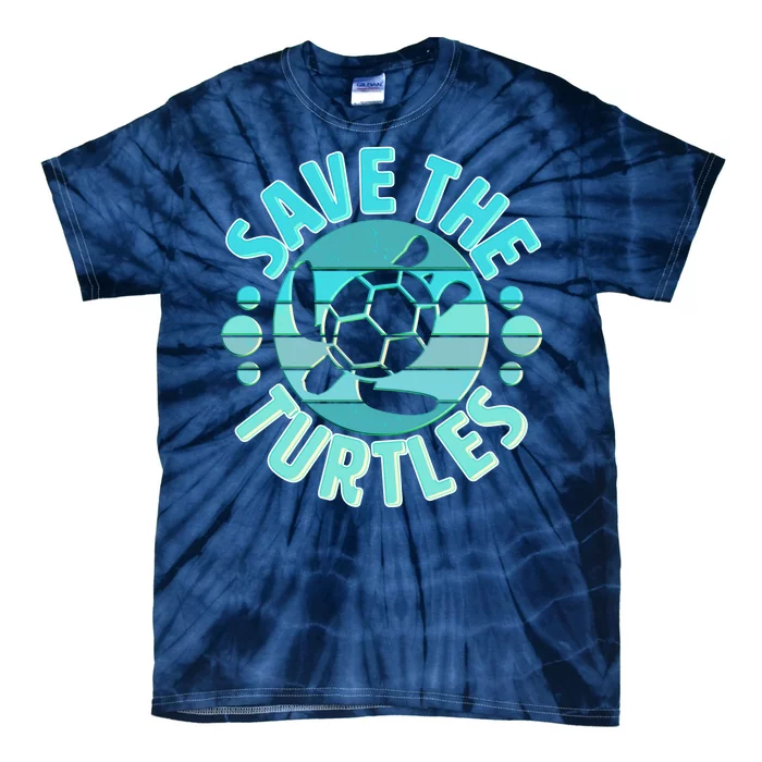 Vintage Save The Turtles Tie-Dye T-Shirt