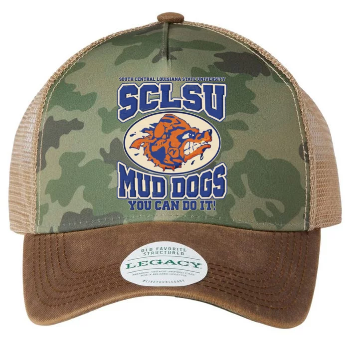 Vintage SCLSU Mud Dogs Classic Football Legacy Tie Dye Trucker Hat