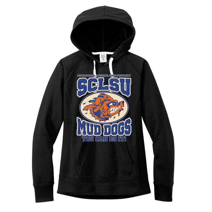 Vintage SCLSU Mud Dogs Classic Football Women's Fleece Hoodie