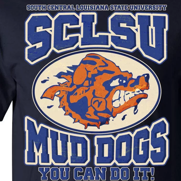 Vintage SCLSU Mud Dogs Classic Football Tall T-Shirt