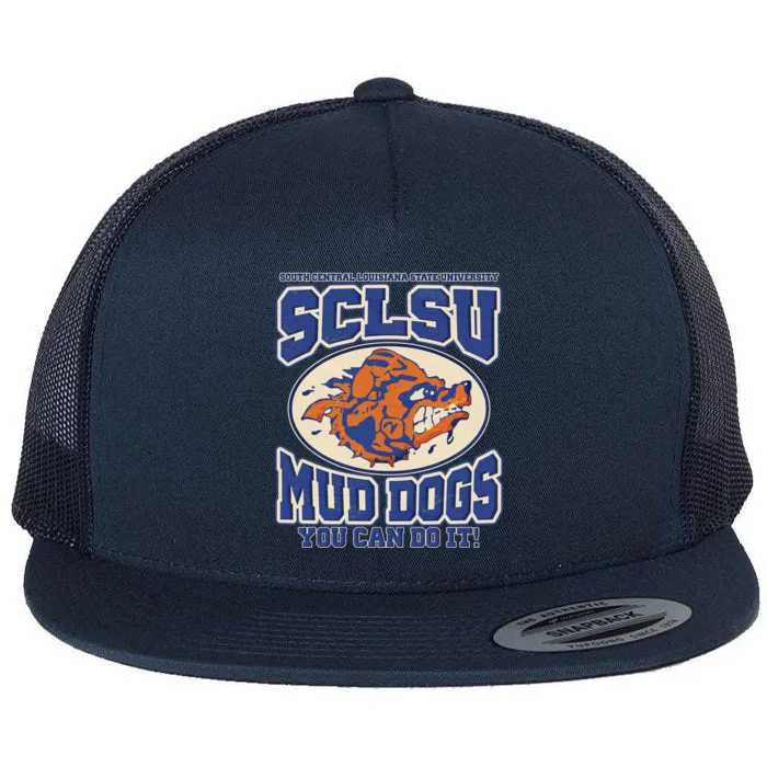 Vintage SCLSU Mud Dogs Classic Football Flat Bill Trucker Hat
