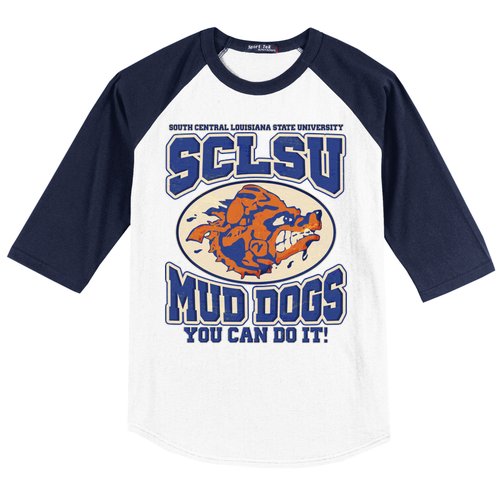 Vintage SCLSU Mud Dogs Classic Football Baseball Sleeve Shirt