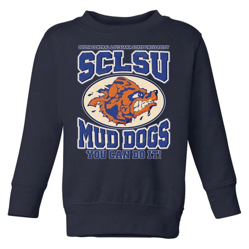 Vintage SCLSU Mud Dogs Classic Football Toddler Sweatshirt