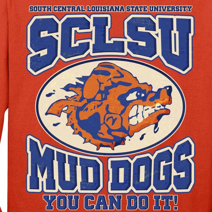 Vintage SCLSU Mud Dogs Classic Football Long Sleeve Shirt