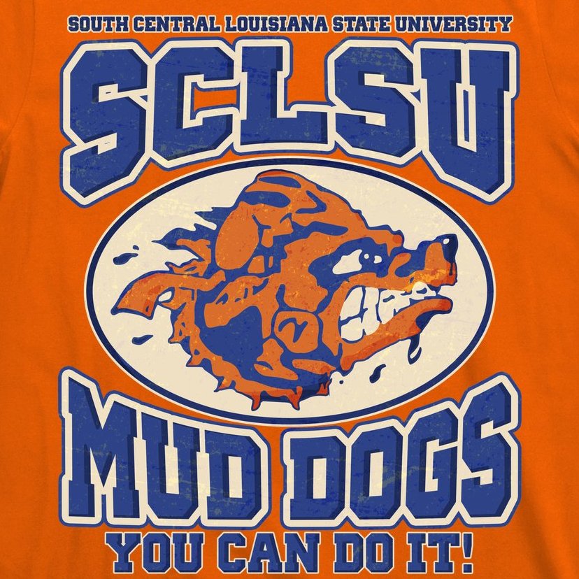 Vintage SCLSU Mud Dogs Classic Football T-Shirt