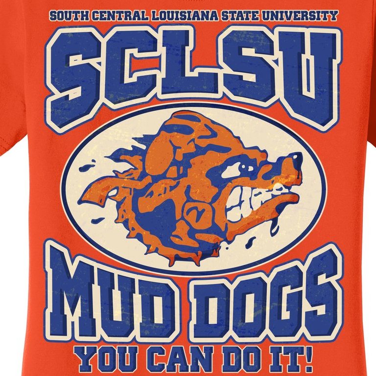 Vintage SCLSU Mud Dogs Classic Football Women's T-Shirt