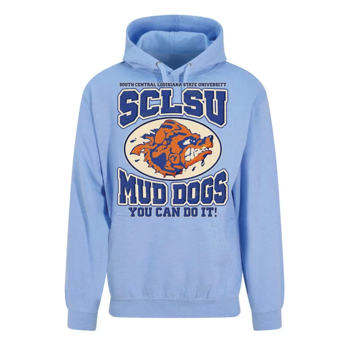 Vintage SCLSU Mud Dogs Classic Football Unisex Surf Hoodie