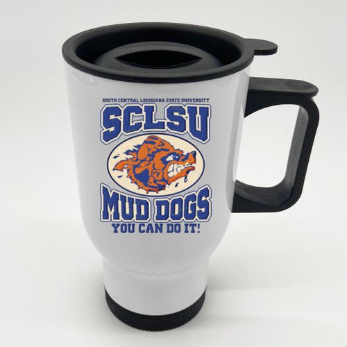 Vintage SCLSU Mud Dogs Classic Football Stainless Steel Travel Mug