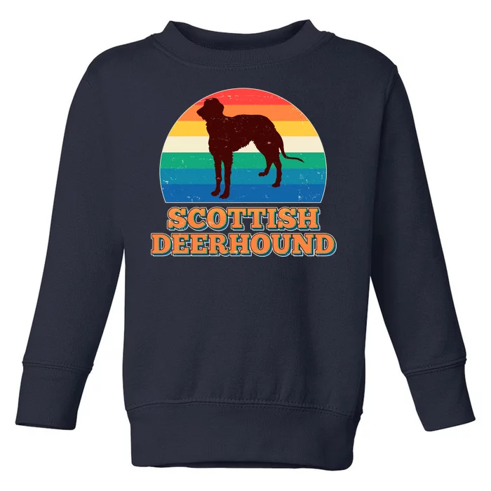 Vintage Scottish Deerhound Toddler Sweatshirt