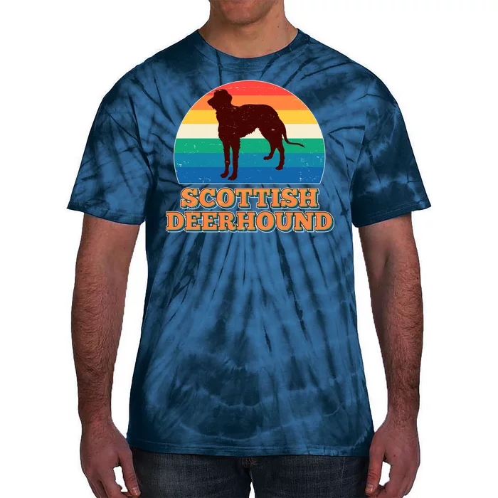 Vintage Scottish Deerhound Tie-Dye T-Shirt