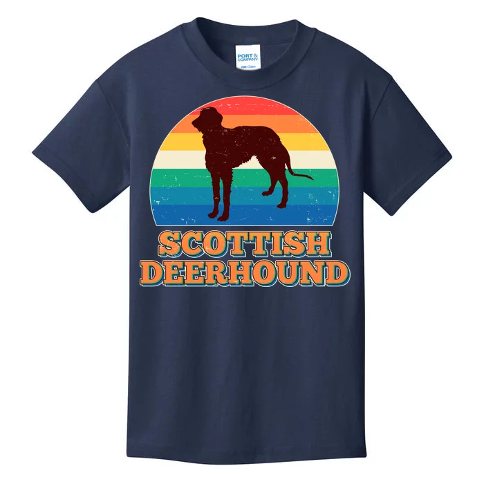 Vintage Scottish Deerhound Kids T-Shirt