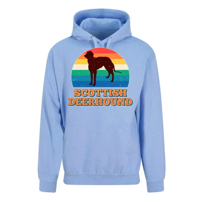 Vintage Scottish Deerhound Unisex Surf Hoodie