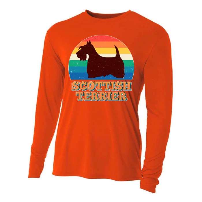 Vintage Scottish Terrier Cooling Performance Long Sleeve Crew