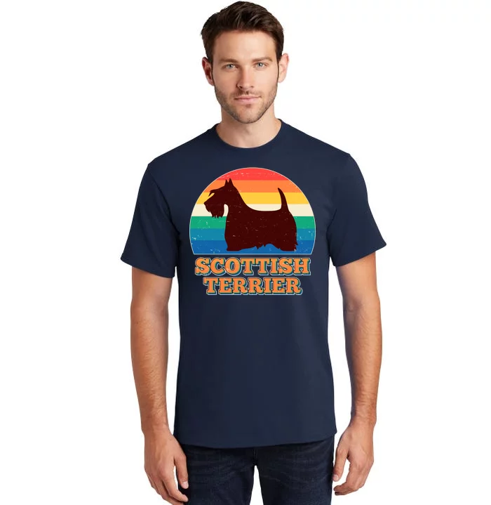 Vintage Scottish Terrier Tall T-Shirt