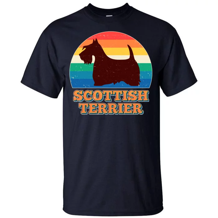 Vintage Scottish Terrier Tall T-Shirt