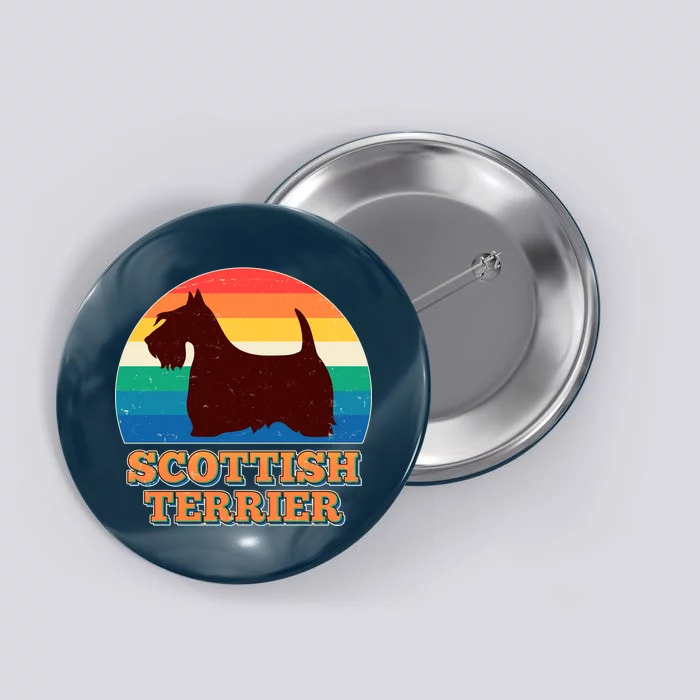 Vintage Scottish Terrier Button