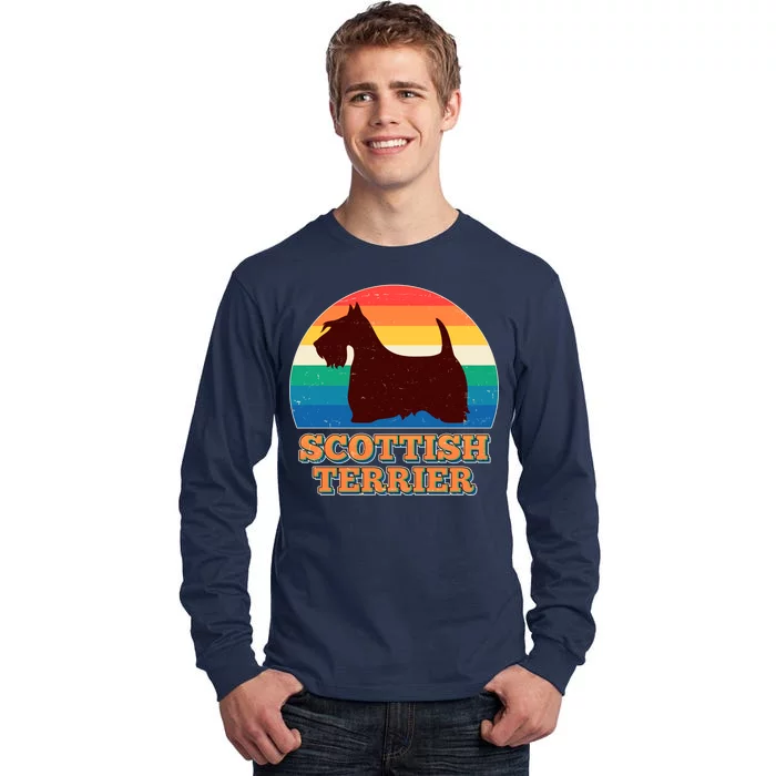 Vintage Scottish Terrier Tall Long Sleeve T-Shirt