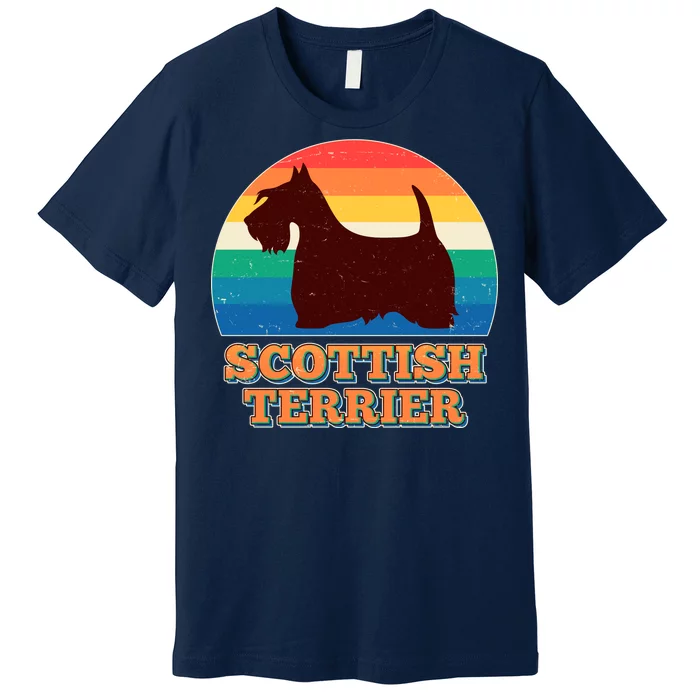 Vintage Scottish Terrier Premium T-Shirt