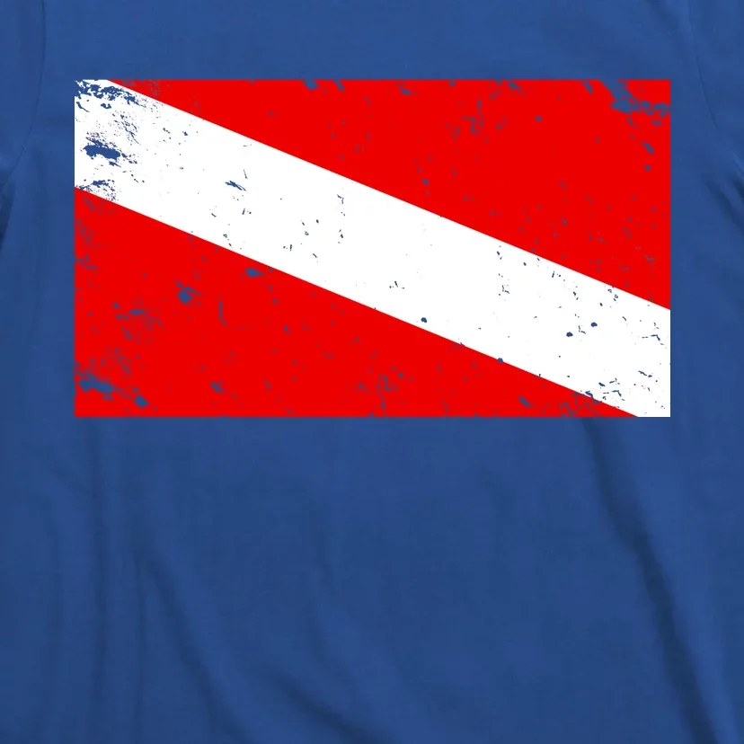 Vintage Scuba Diver Flag T-Shirt