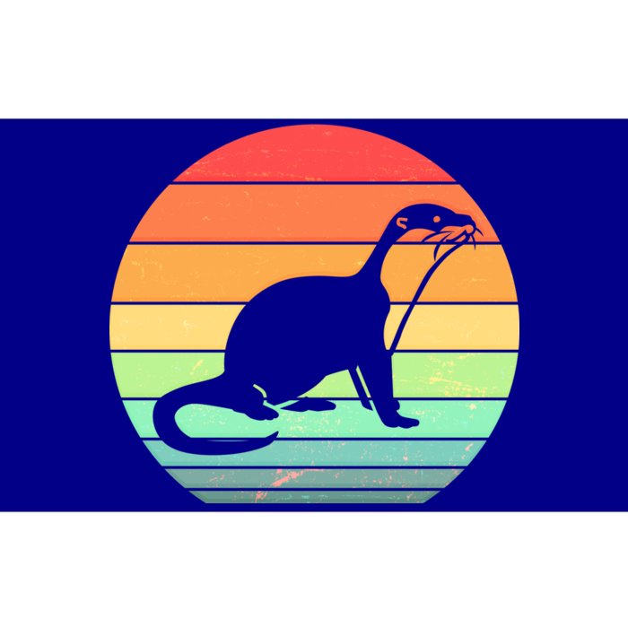 Vintage Sea Otter Bumper Sticker