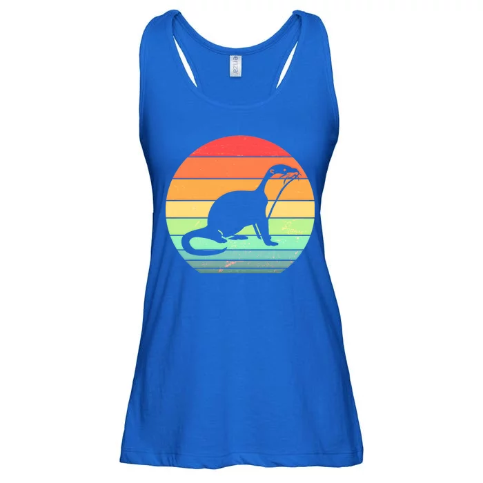 Vintage Sea Otter Ladies Essential Flowy Tank