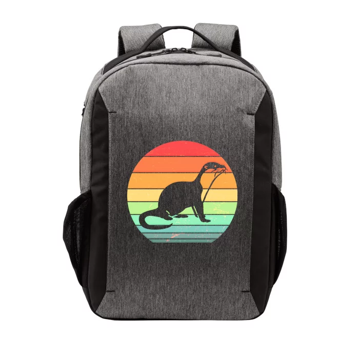 Vintage Sea Otter Vector Backpack