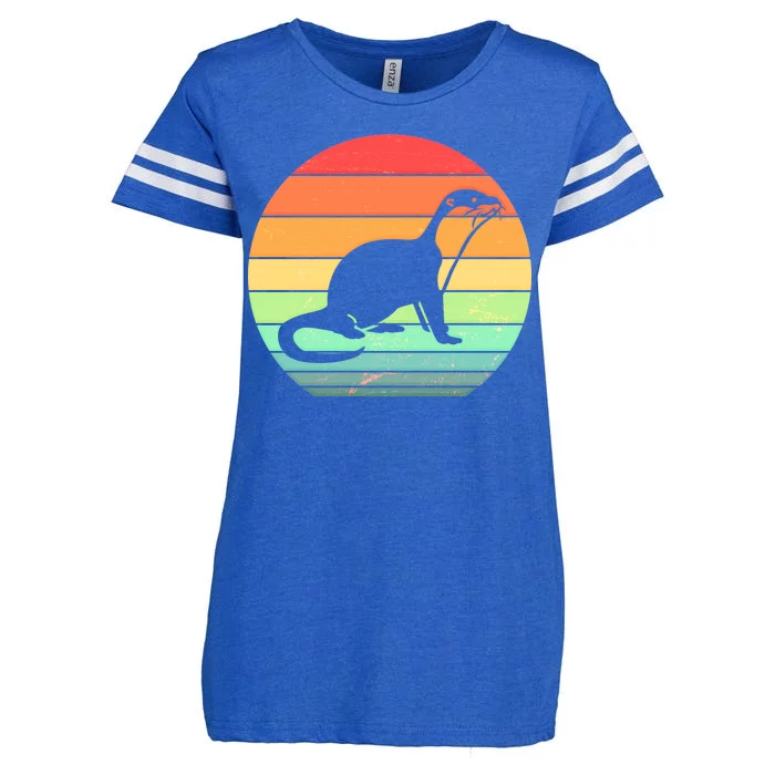 Vintage Sea Otter Enza Ladies Jersey Football T-Shirt