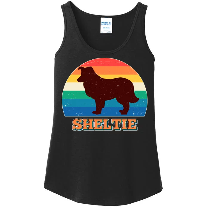 Vintage Sheltie Ladies Essential Tank