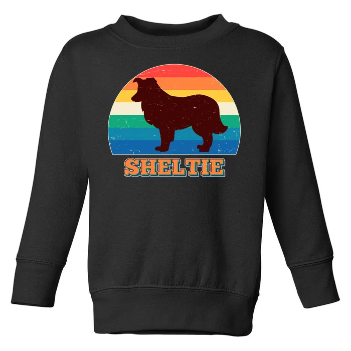 Vintage Sheltie Toddler Sweatshirt