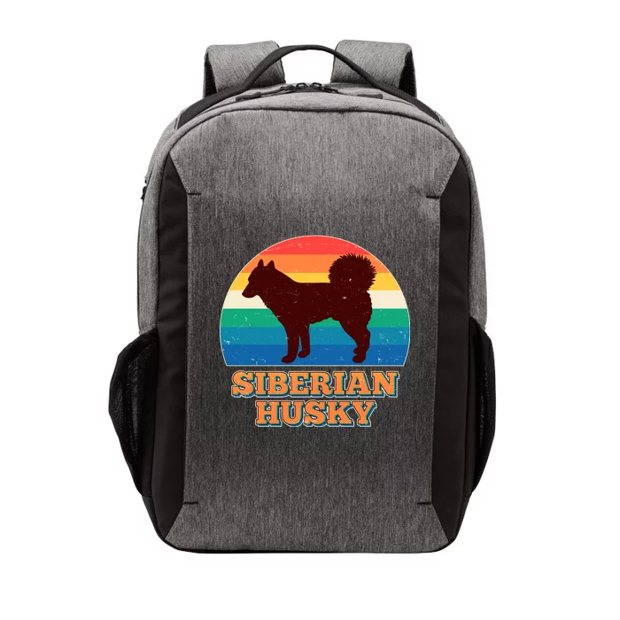 Vintage Siberian Husky Vector Backpack