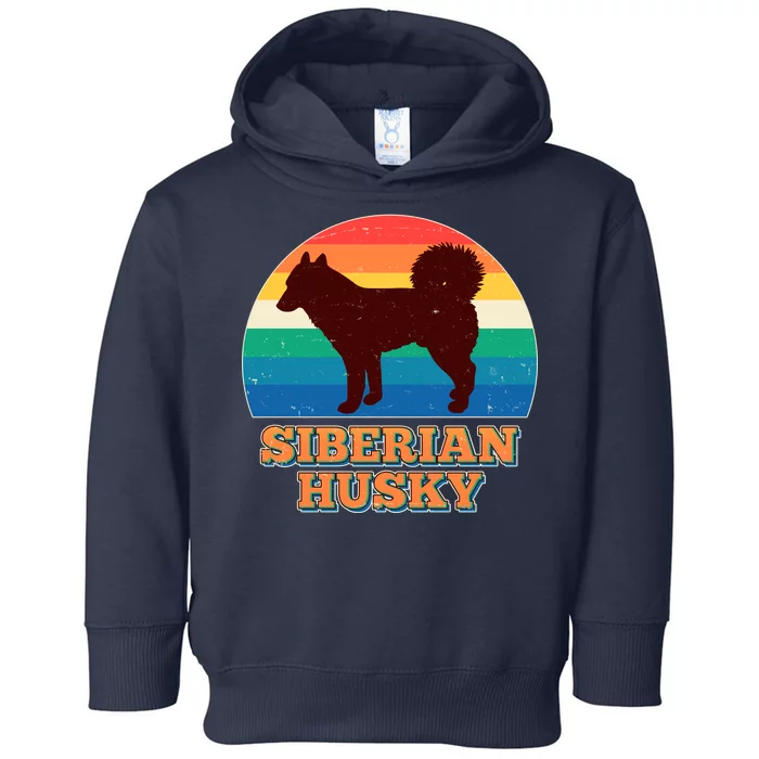 Vintage Siberian Husky Toddler Hoodie