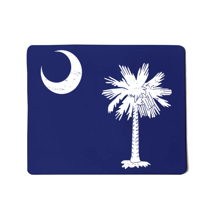 Vintage South Carolina Flag Palmetto Moon Mousepad