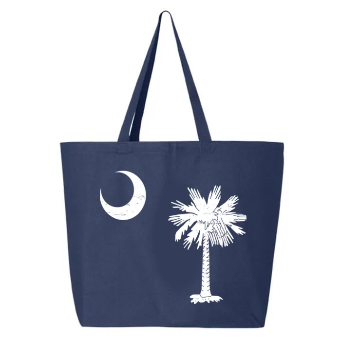 Vintage South Carolina Flag Palmetto Moon 25L Jumbo Tote