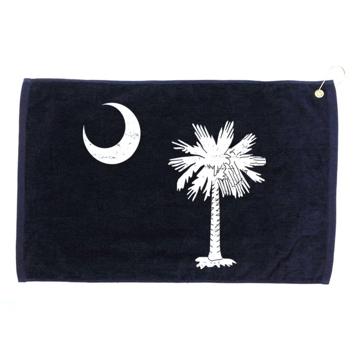 Vintage South Carolina Flag Palmetto Moon Grommeted Golf Towel