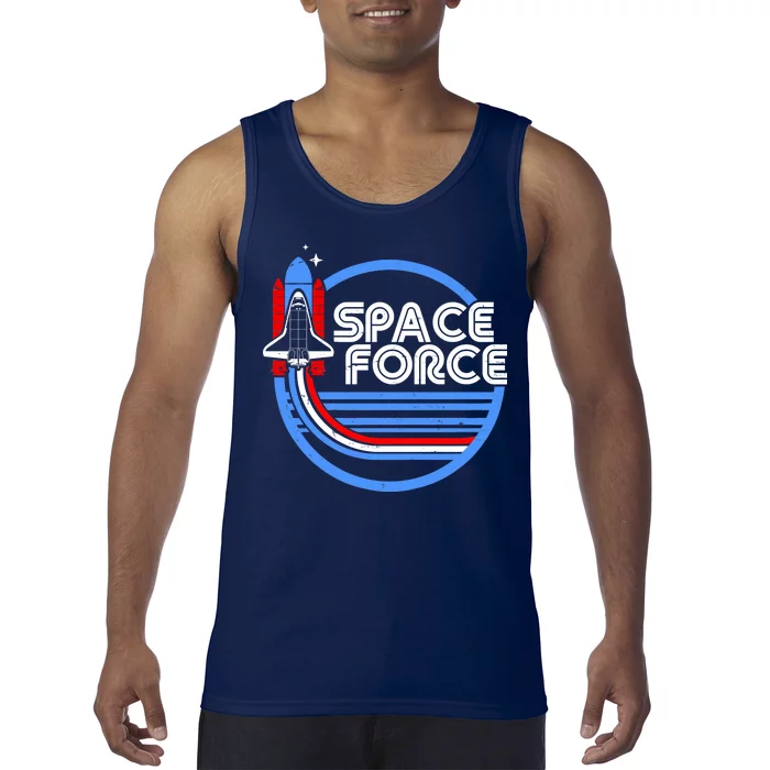 Vintage Space Force Emblem Tank Top