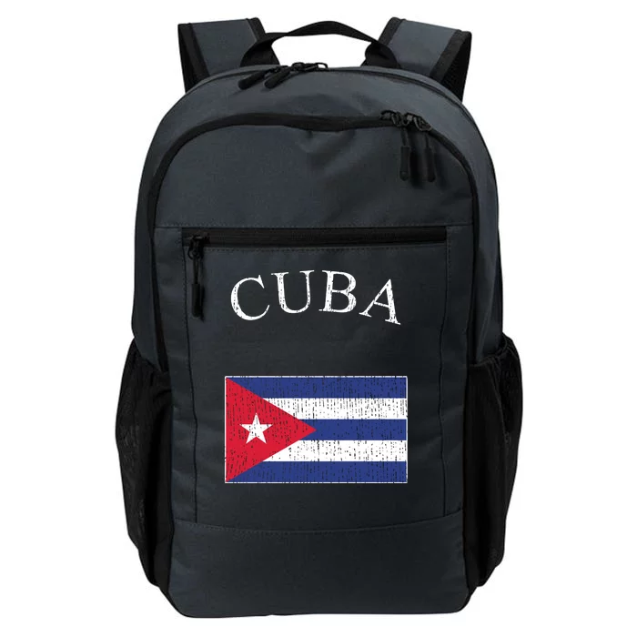 Vintage Sports Design Cuban Flag Daily Commute Backpack