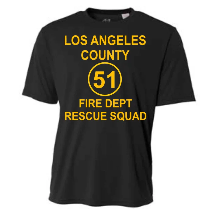 Vintage Squad 51 Fire Dept Cooling Performance Crew T-Shirt