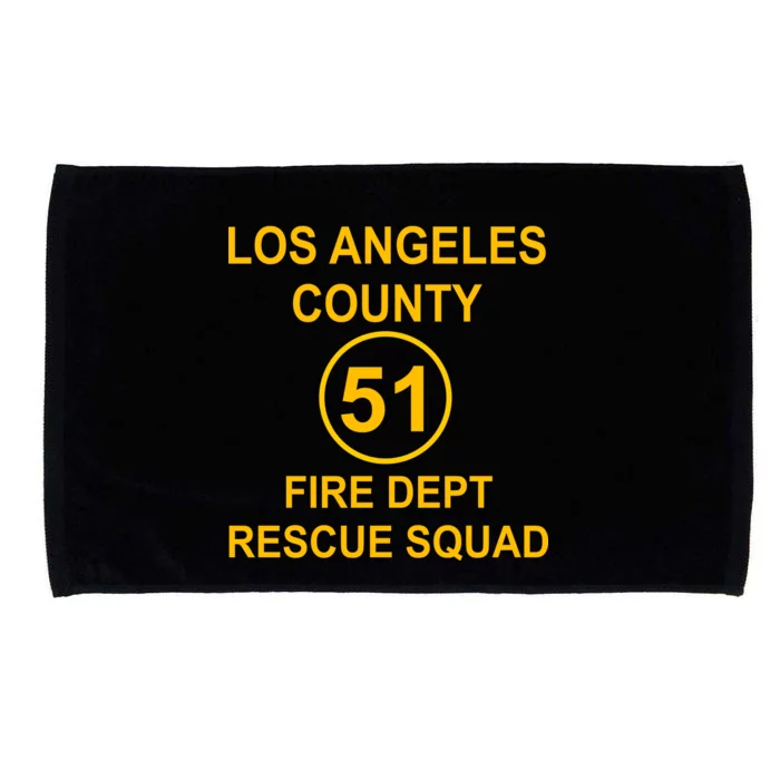 Vintage Squad 51 Fire Dept Microfiber Hand Towel