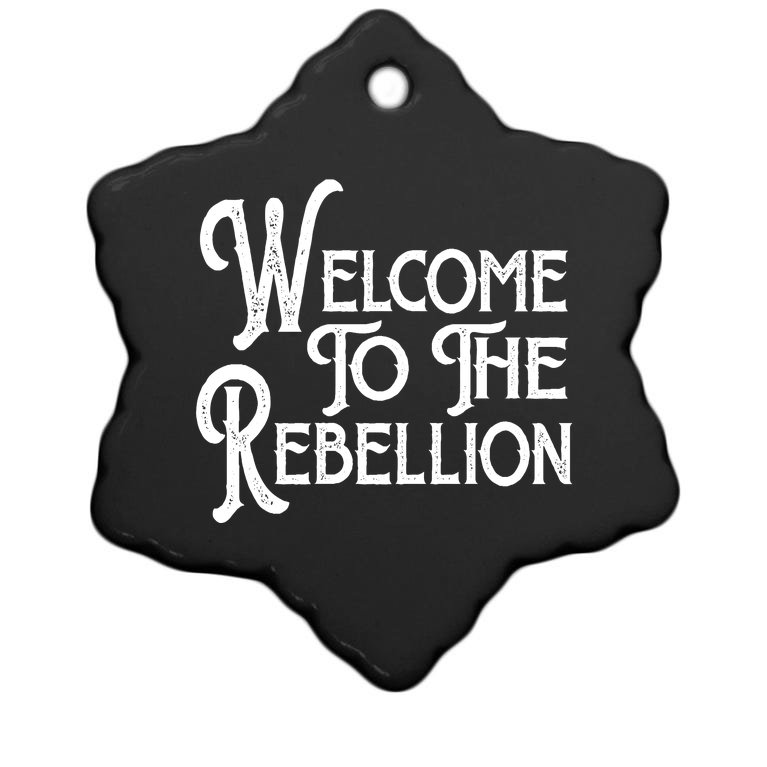 Vintage Style Welcome To The Rebellion Star Wars Christmas Ornament
