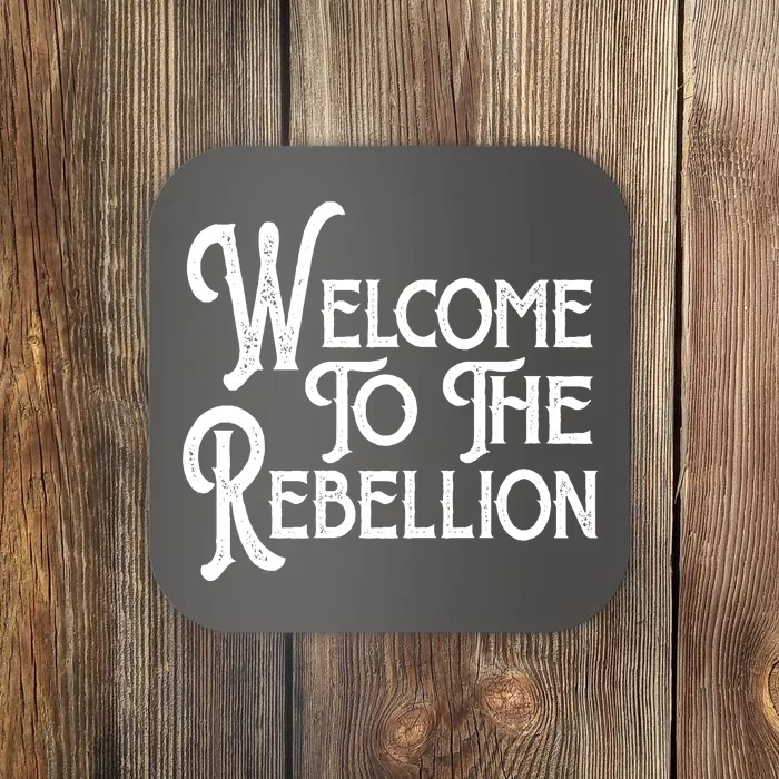 Vintage Style Welcome To The Rebellion Star Wars Coaster