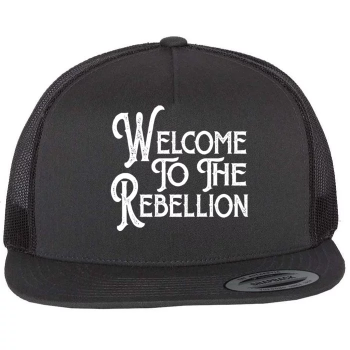 Vintage Style Welcome To The Rebellion Star Wars Flat Bill Trucker Hat