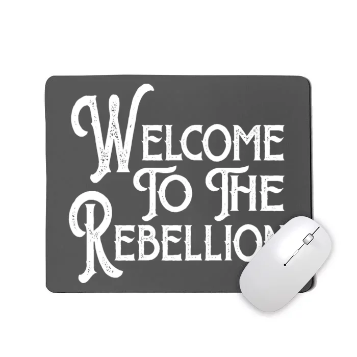 Vintage Style Welcome To The Rebellion Star Wars Mousepad