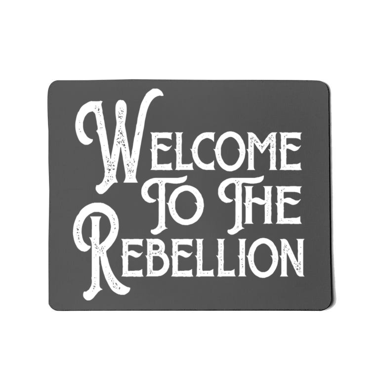 Vintage Style Welcome To The Rebellion Star Wars Mousepad