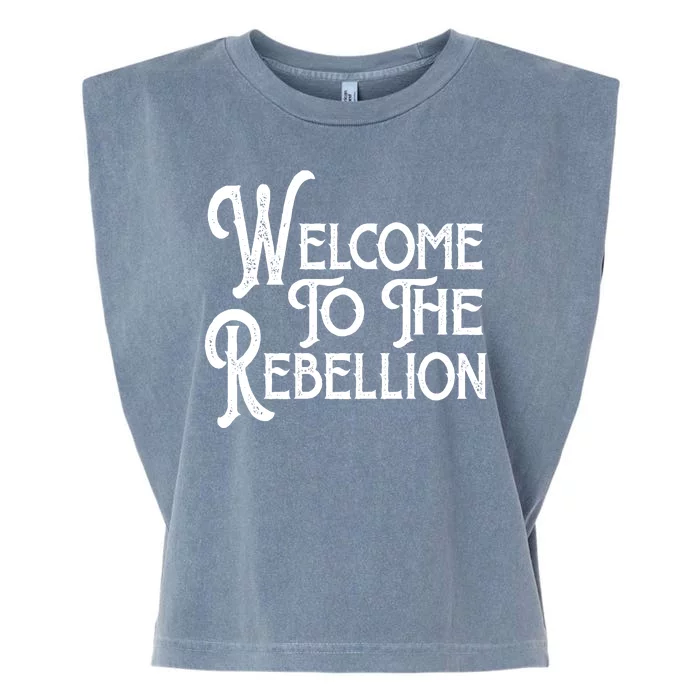 Vintage Style Welcome To The Rebellion Star Wars Garment-Dyed Women's Muscle Tee