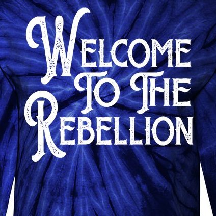 Vintage Style Welcome To The Rebellion Star Wars Tie-Dye Long Sleeve Shirt
