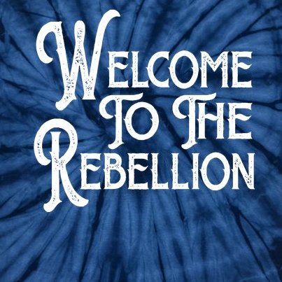 Vintage Style Welcome To The Rebellion Star Wars Tie-Dye T-Shirt