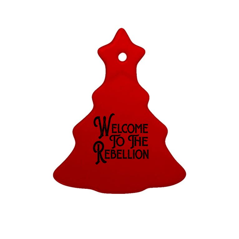Vintage Style Welcome To The Rebellion Star Wars Tree Ornament