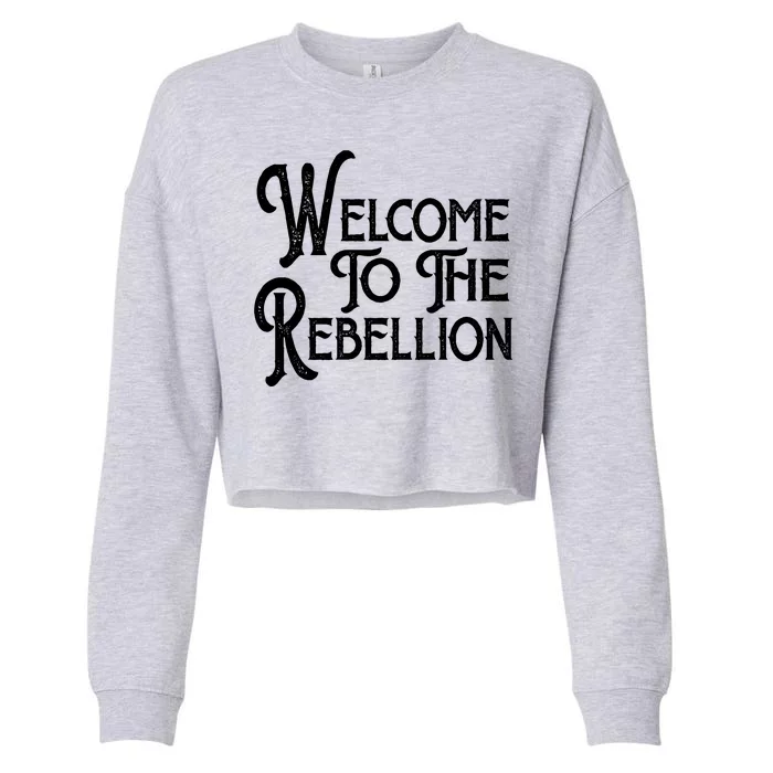 Vintage Style Welcome To The Rebellion Star Wars Cropped Pullover Crew